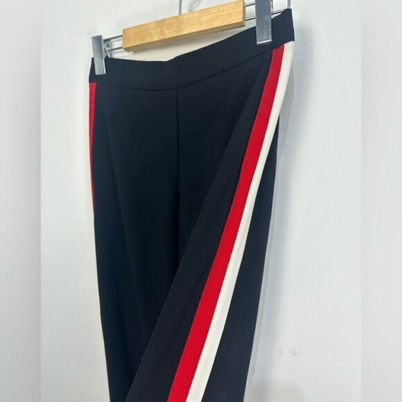Aritzia Babaton Conan Pant Terado black with red side stripe crop Size 00 - Picture 2 of 10